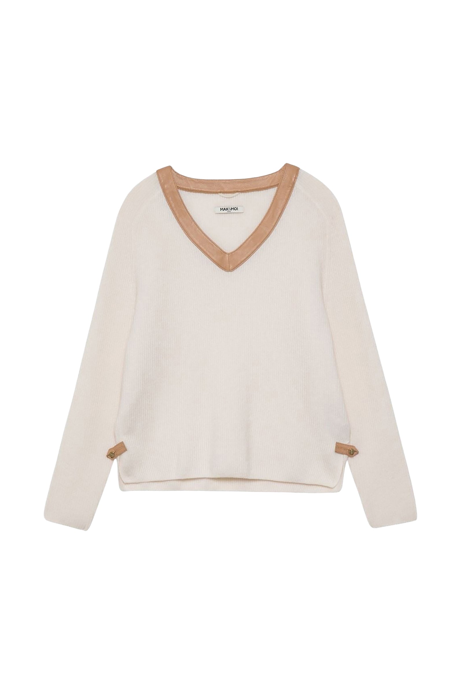 Preston long-sleeved wool and cashmere jumper - White