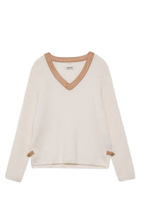 1 QTY NEW PULL COL V EMPIECEMENT CUIR