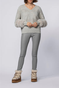 Pulpa jumper in wool and cashmere - Grey