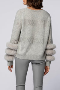 Pulpa jumper in wool and cashmere - Grey