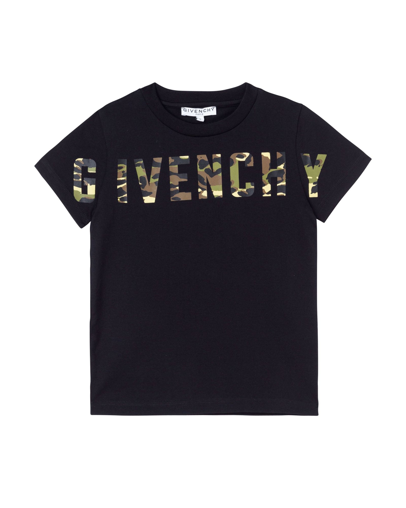 T-shirt in print - Black