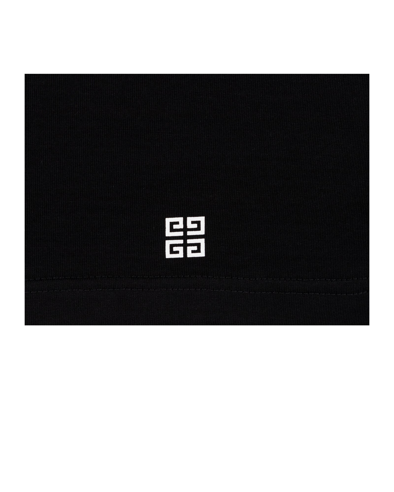 T-shirt in print - Black