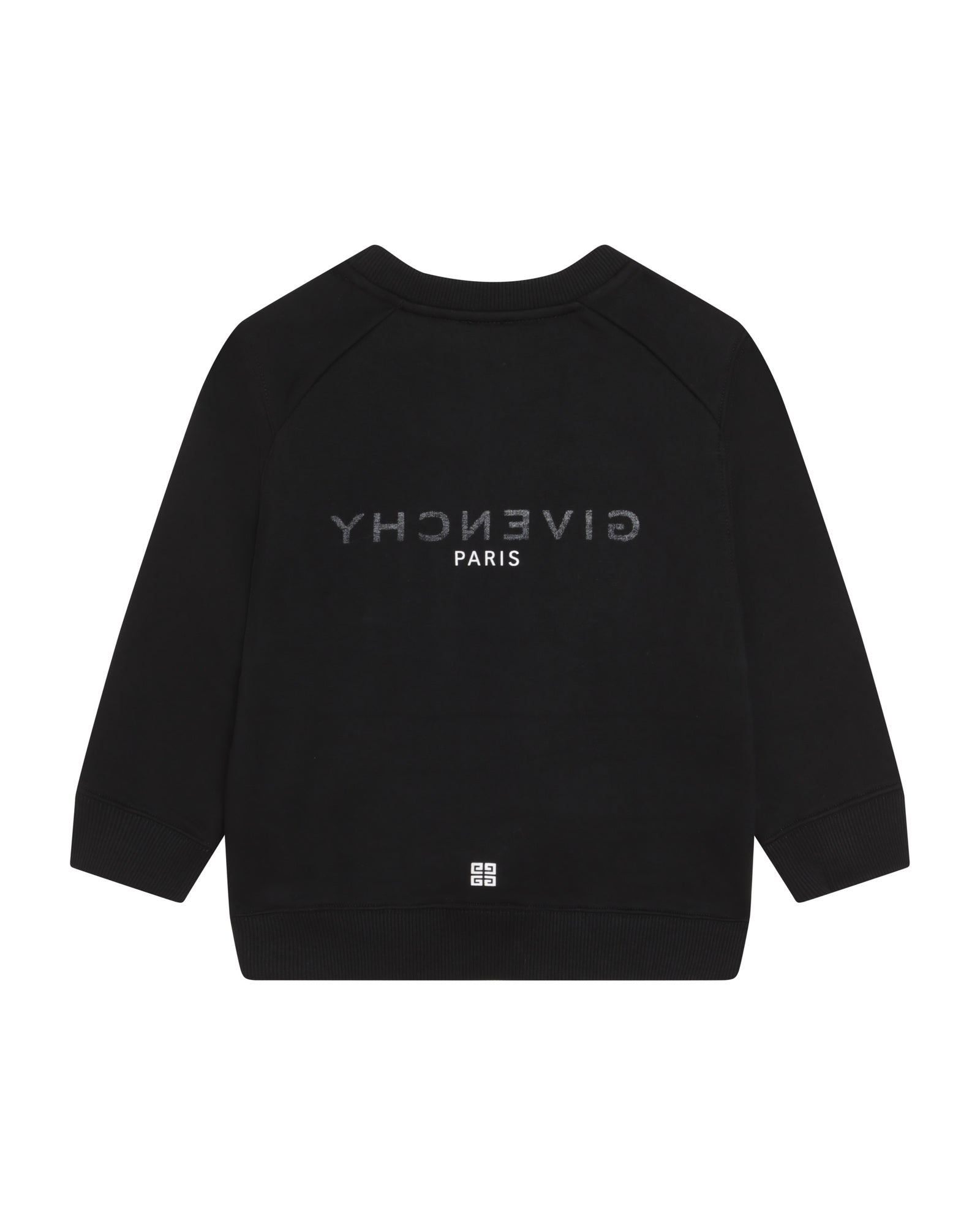 Sweatshirt à motif en molleton - Black