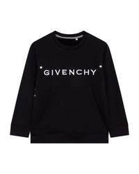 Sweat à capuche amovible en coton - Black