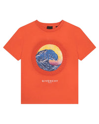 T-shirt à manches courtes en coton - Sanguine