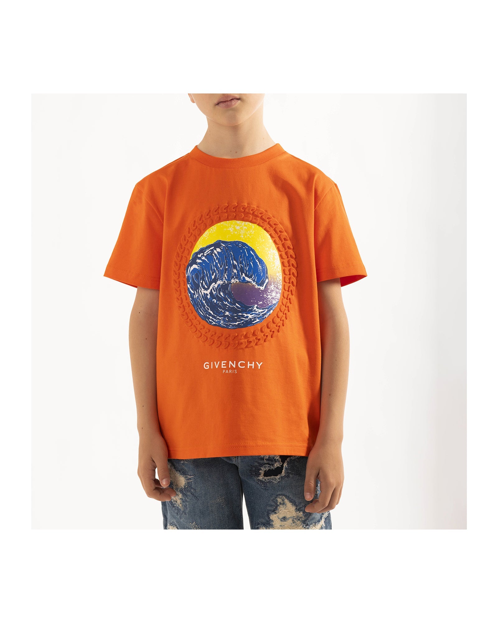 T-shirt à manches courtes en coton - Sanguine