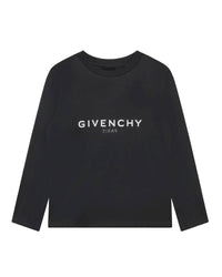 T-shirt à manches longues en coton - Grey Blue