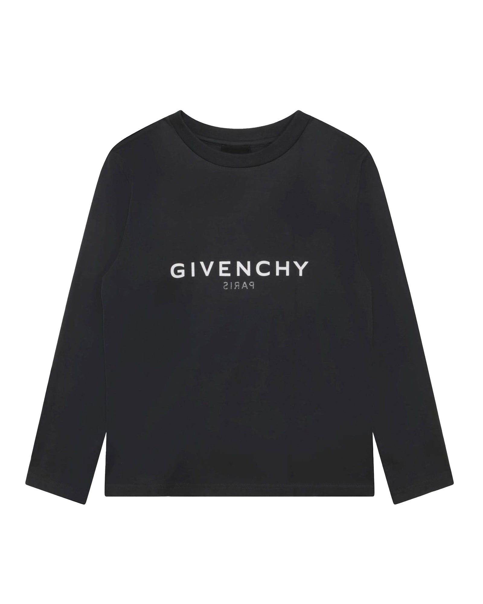 T-shirt à manches longues en coton - Grey Blue