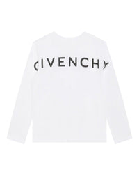 Long-sleeved cotton T-shirt - White