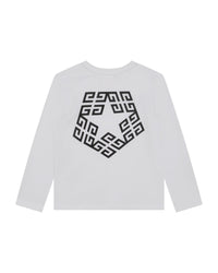 T-shirt à manches longues en coton - Blanc