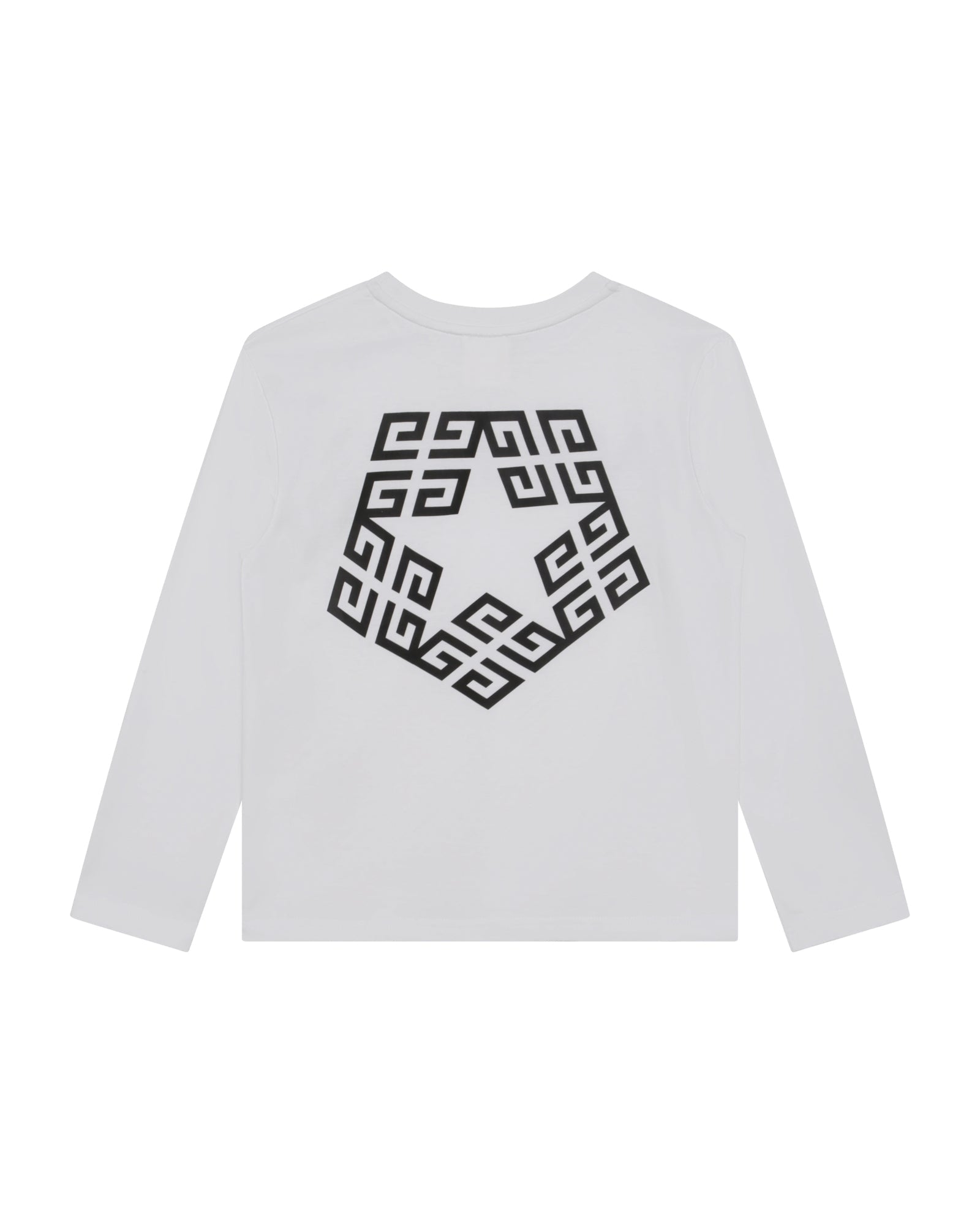 T-shirt à manches longues en coton - Blanc