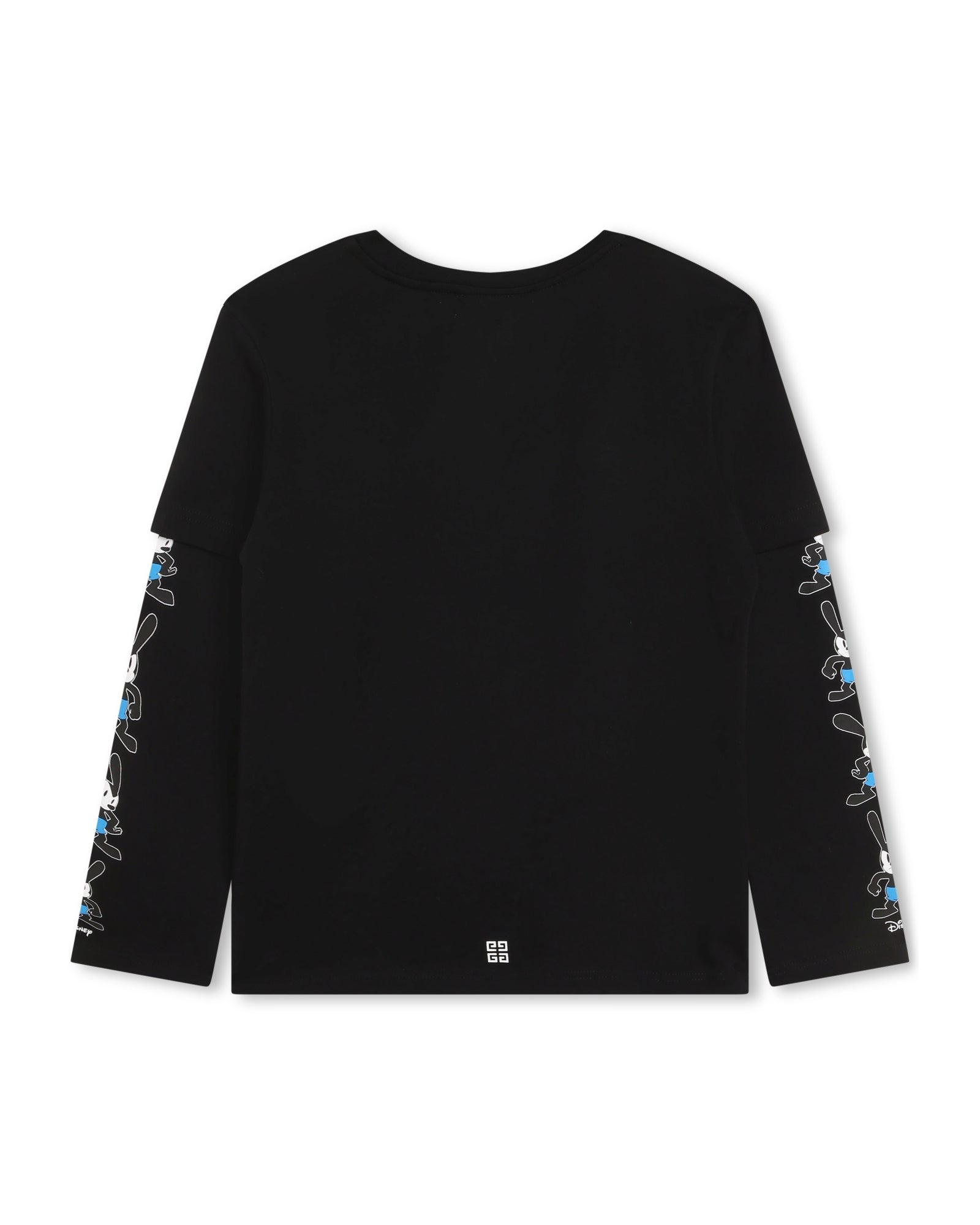 Long-sleeved cotton T-shirt - Black