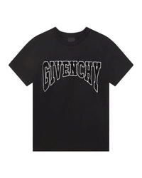 Short-sleeved cotton T-shirt - Black