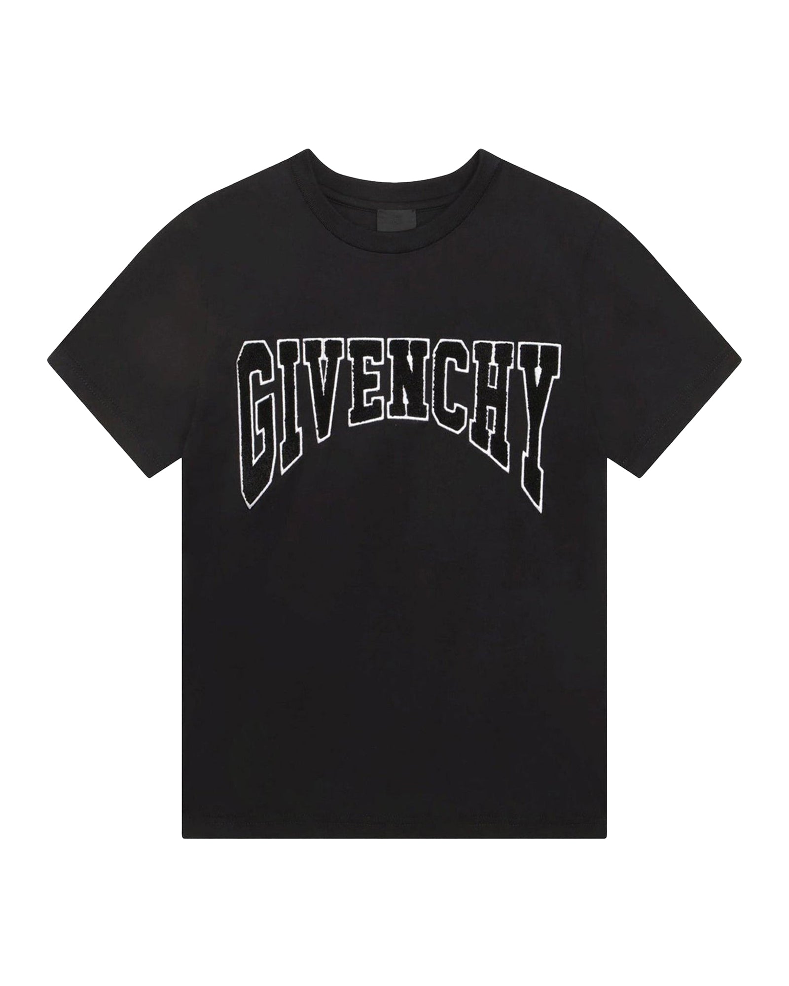 Short-sleeved cotton T-shirt - Black