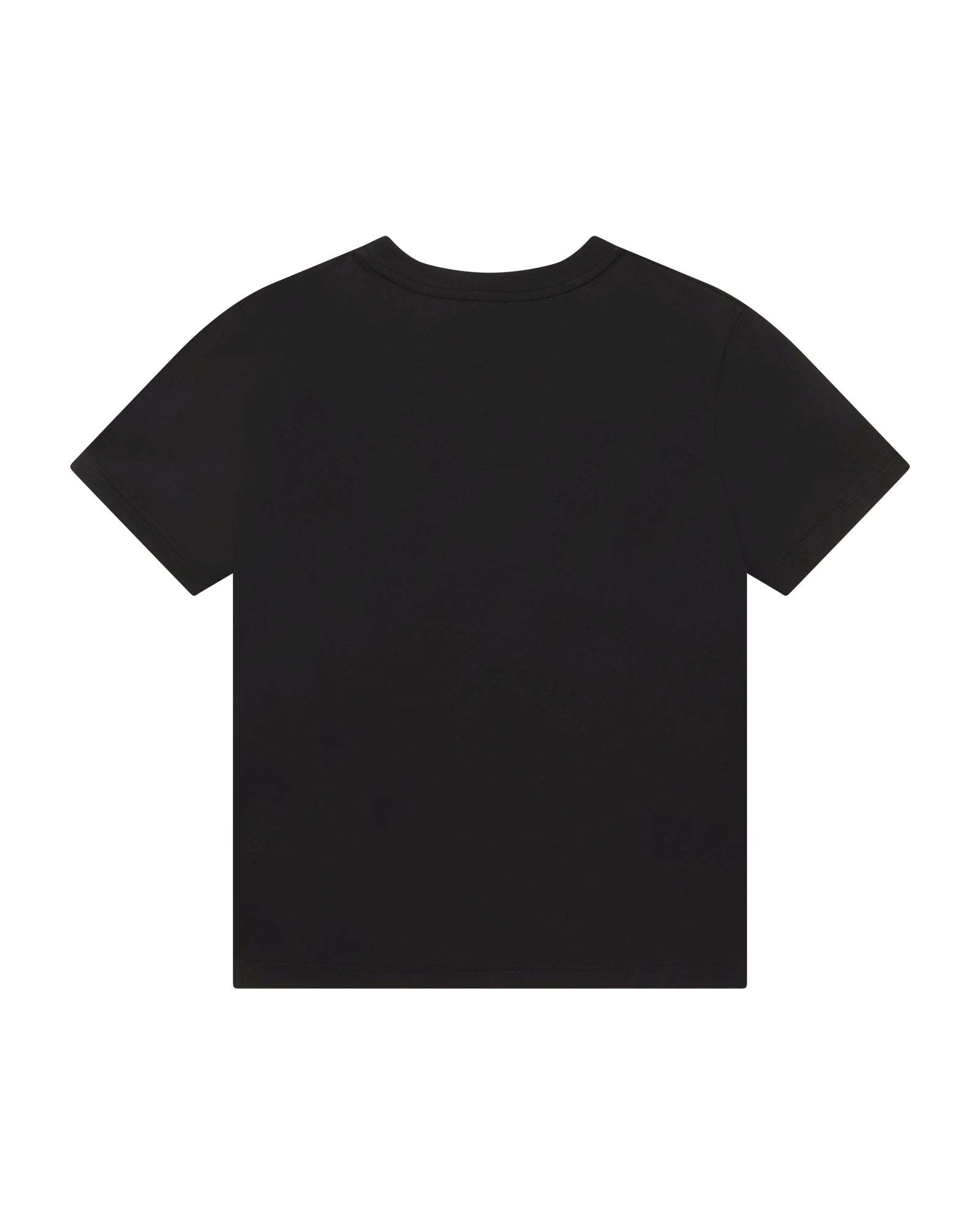 Short-sleeved cotton T-shirt - Black