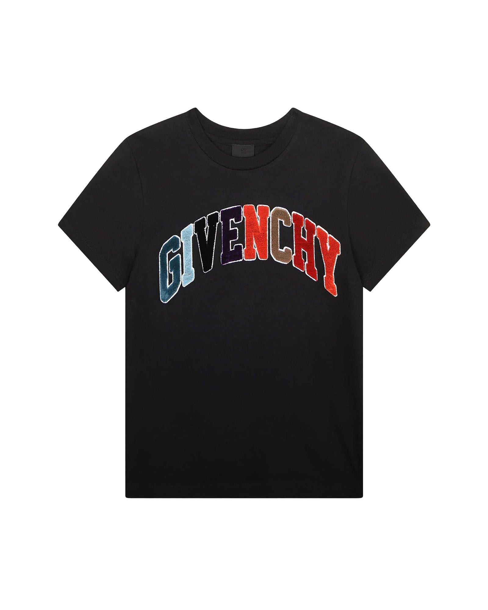 Short-sleeved cotton T-shirt - Black