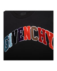 Short-sleeved cotton T-shirt - Black