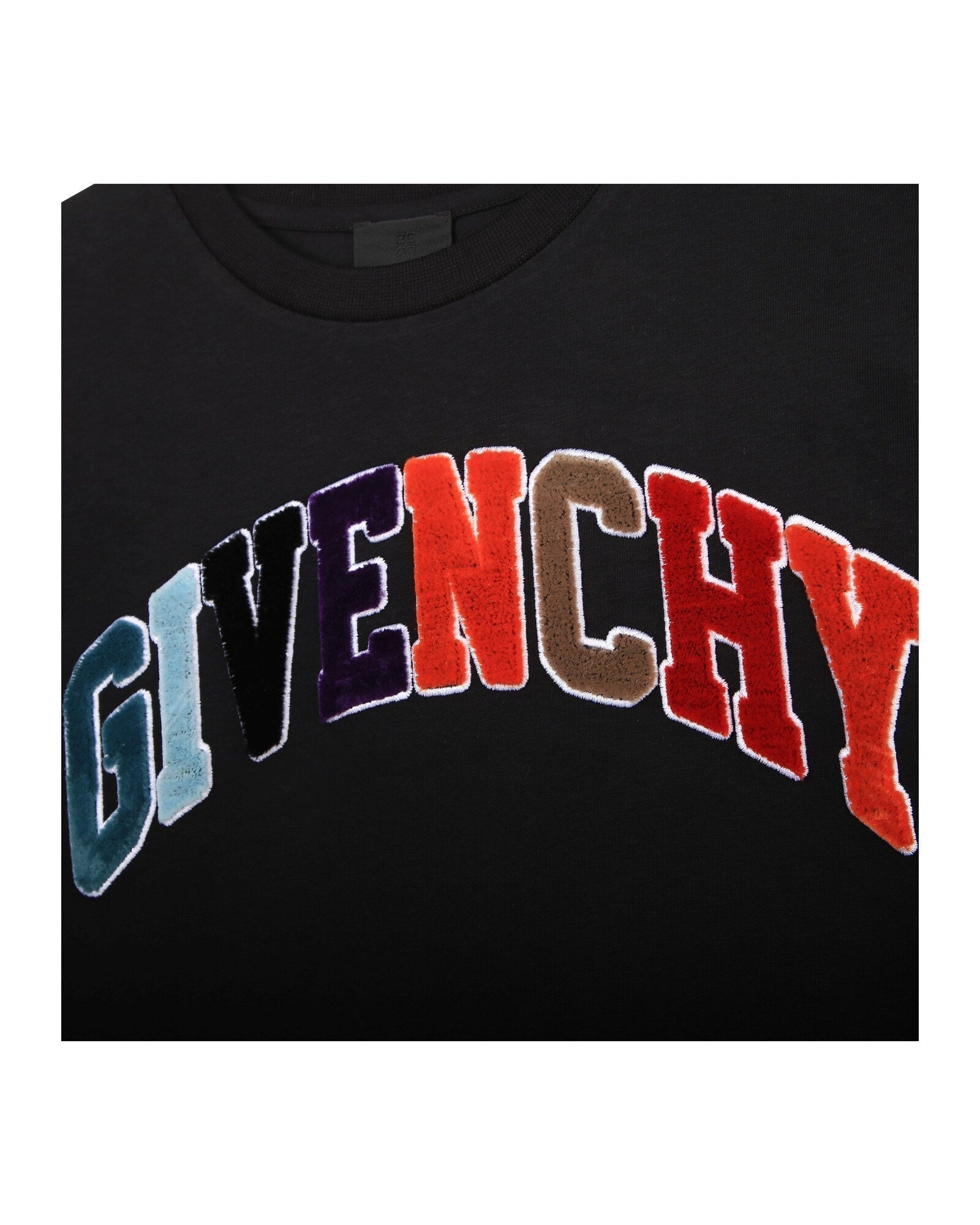Short-sleeved cotton T-shirt - Black