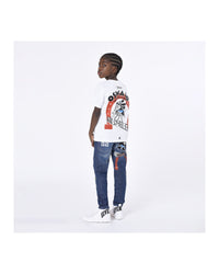T-shirt à manches courtes en coton - Blanc