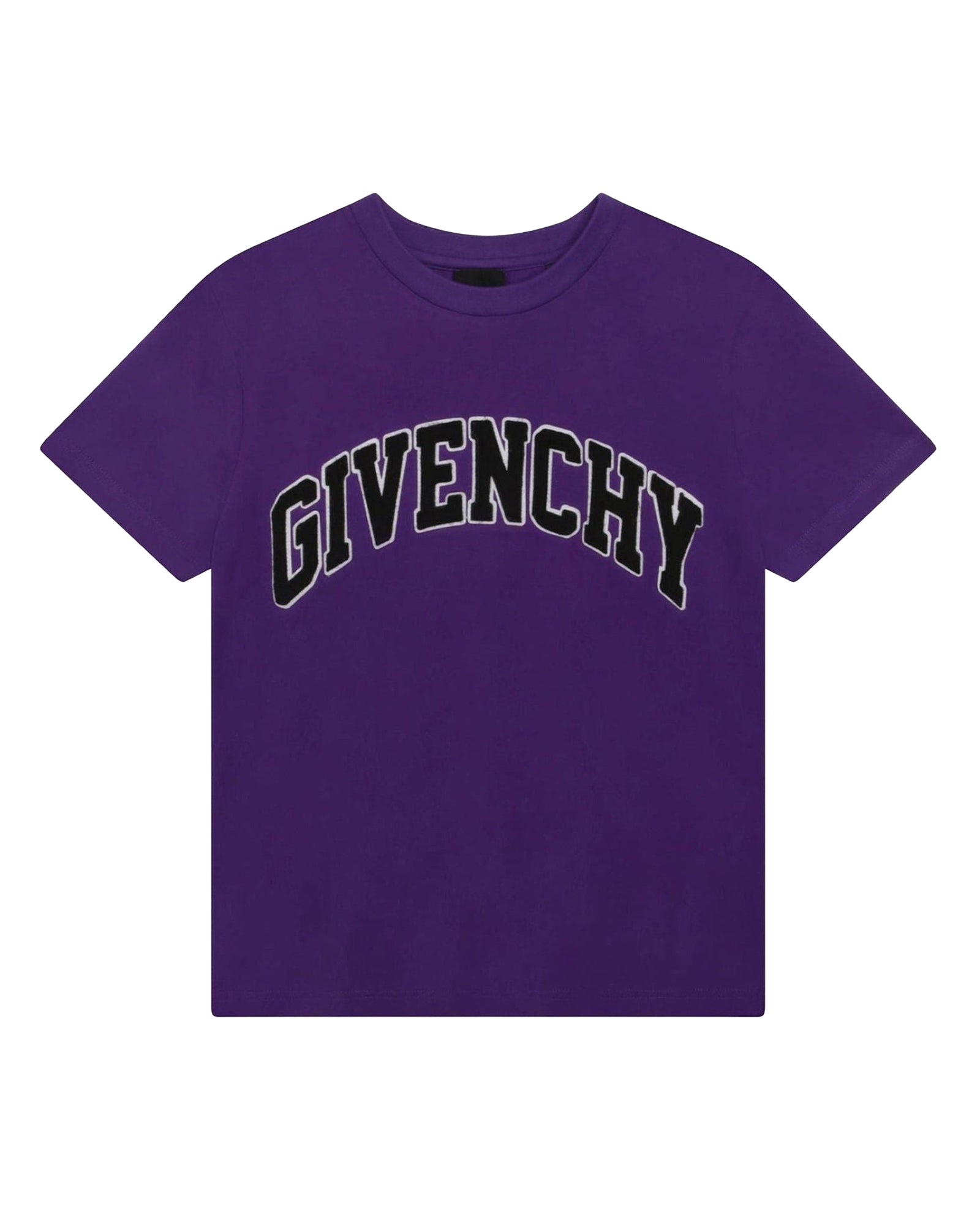Short-sleeved cotton T-shirt - Dark Purple