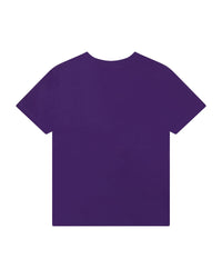 Short-sleeved cotton T-shirt - Dark Purple