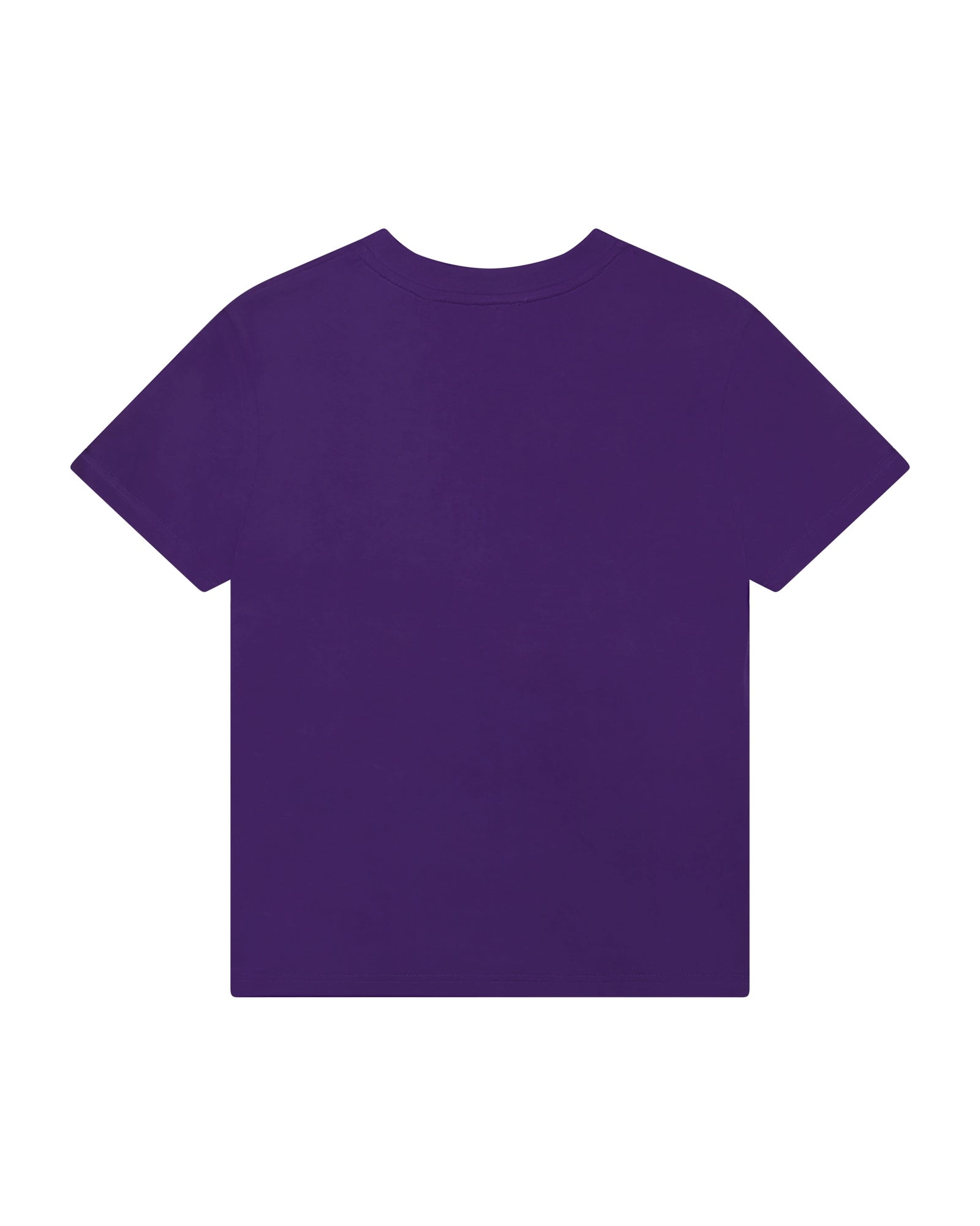 Short-sleeved cotton T-shirt - Dark Purple
