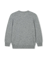 Wool and cashmere jumper - Mottled Grey