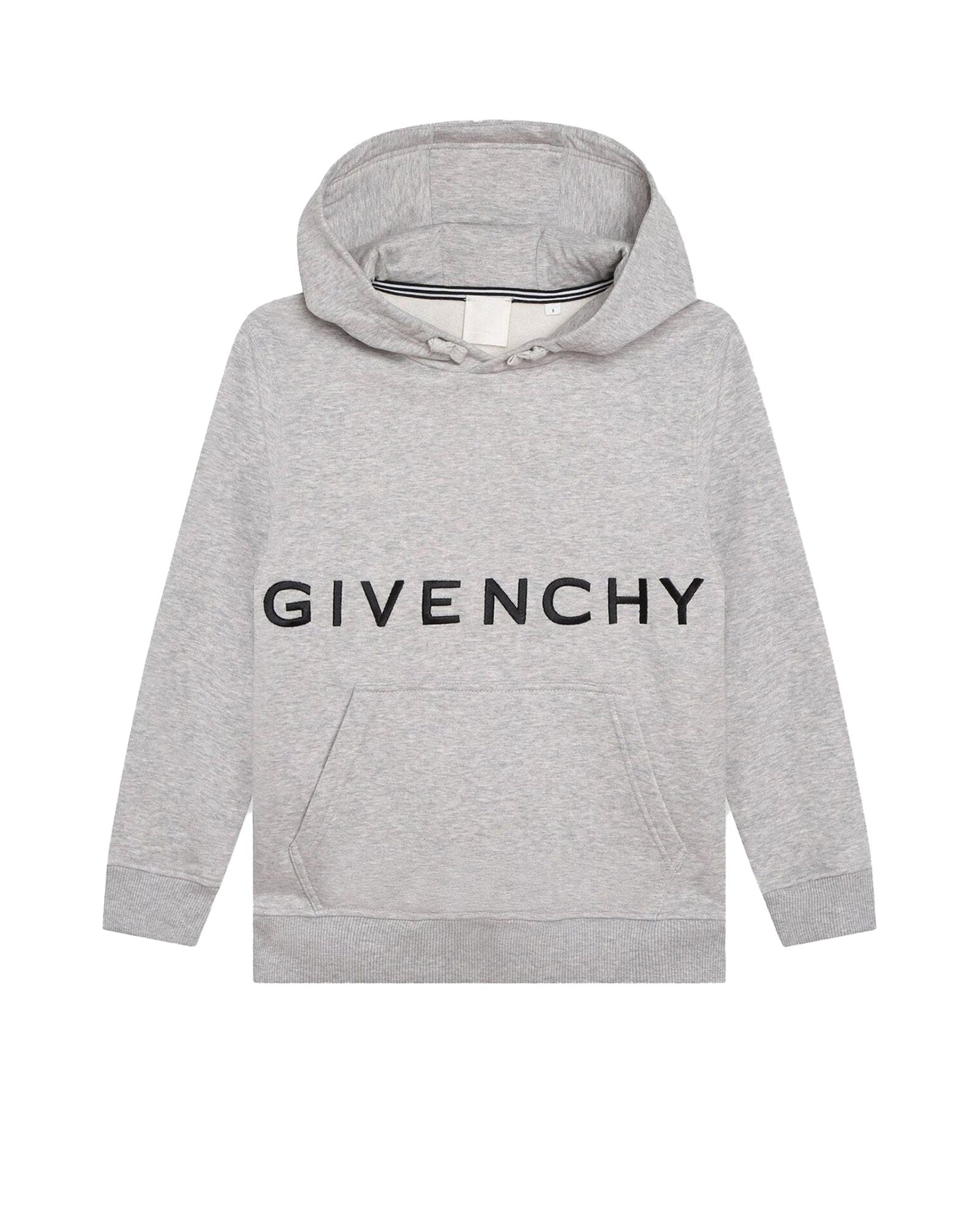 Cotton hooded sweatshirt - Heather grey