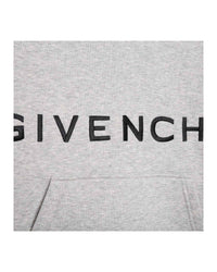Cotton hooded sweatshirt - Heather grey