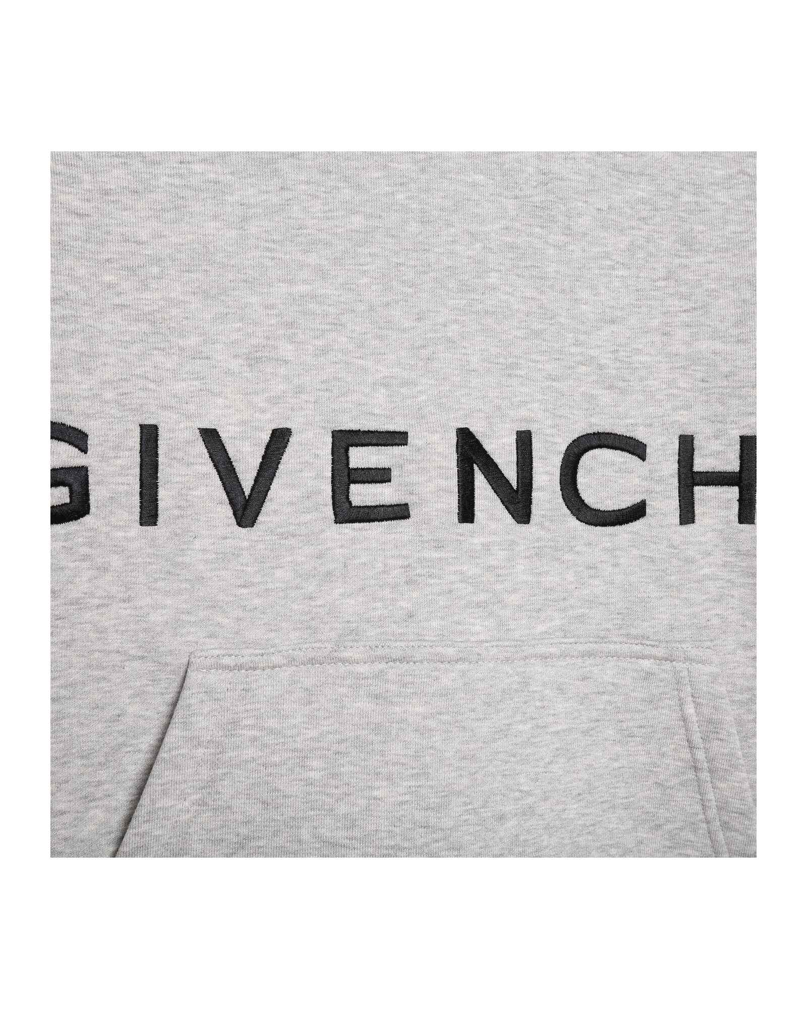 Cotton hooded sweatshirt - Heather grey