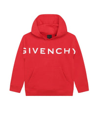 Sweat à capuche en coton - Piment