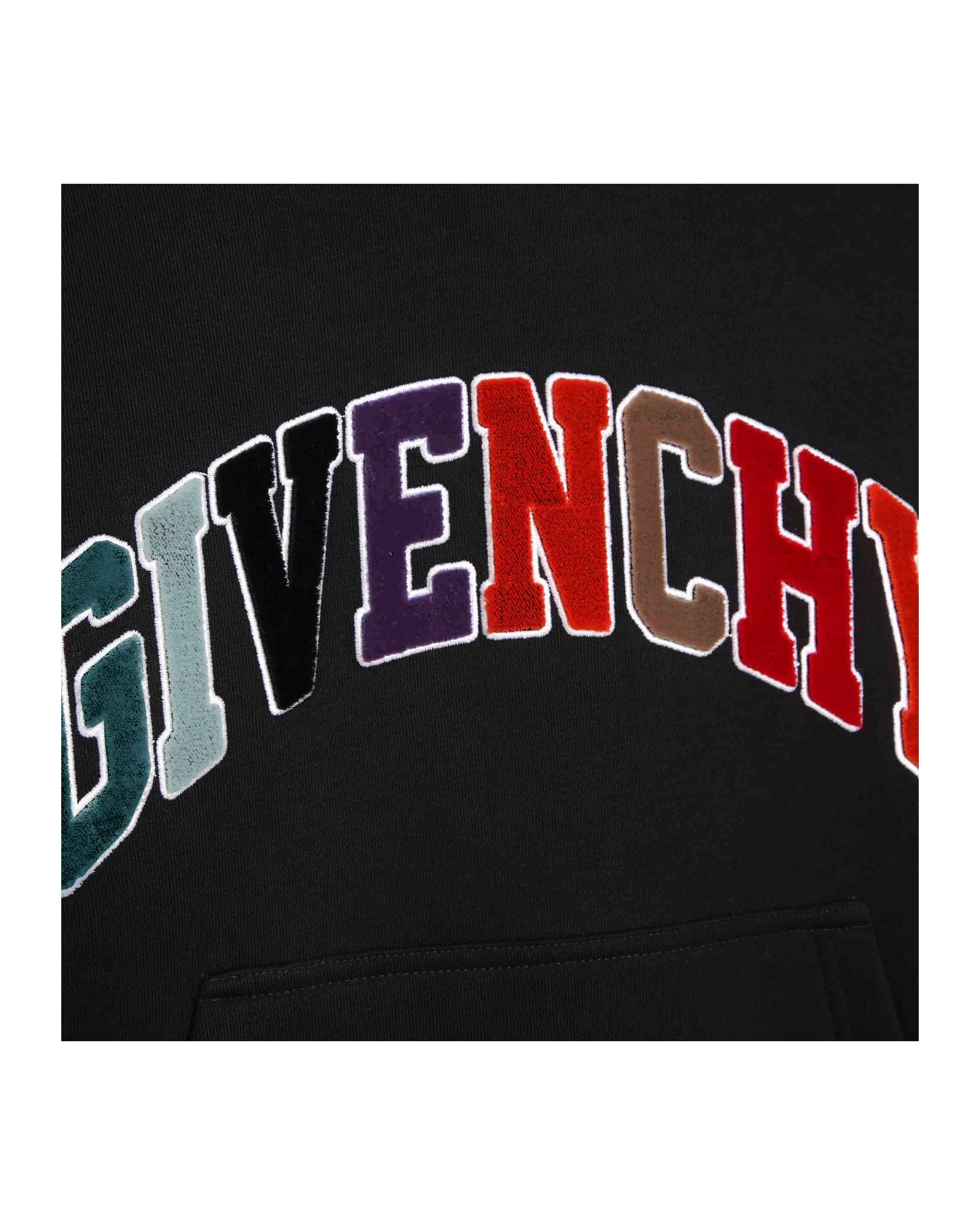 Sweatshirt à capuche en coton - Black