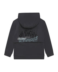 Cotton hoodie - Grey Blue