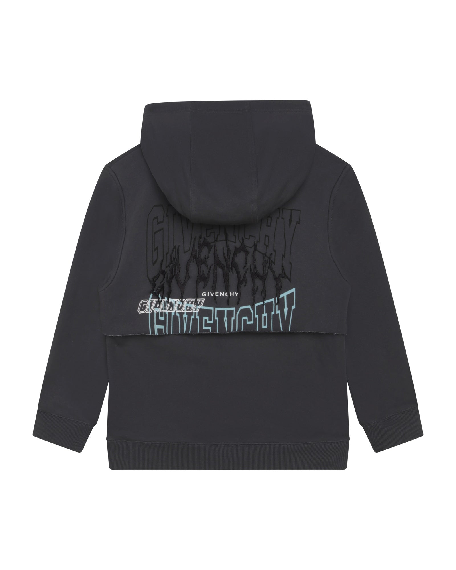 Cotton hoodie - Grey Blue