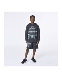 Cotton hoodie - Grey Blue