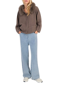 16 QTY NEW GILET COL FOURRURE