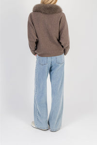 16 QTY NEW GILET COL FOURRURE