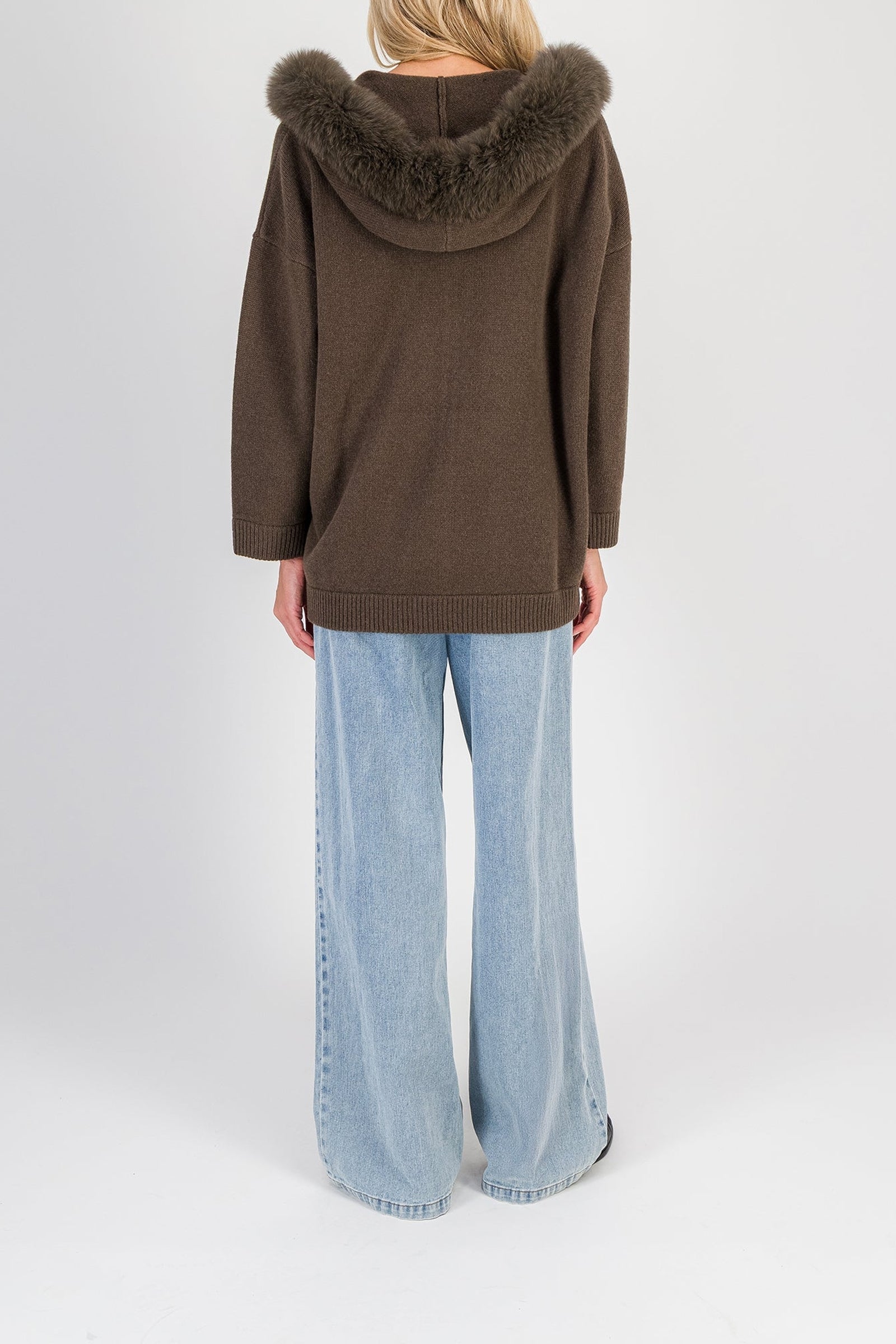 10 QTY NEW GILET COL FOURRURE