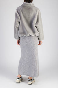 Veste bomber en fausse fourrure - Saphire