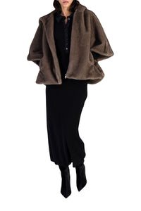 15 QTY NEW BOMBER EN IMITATION VISON