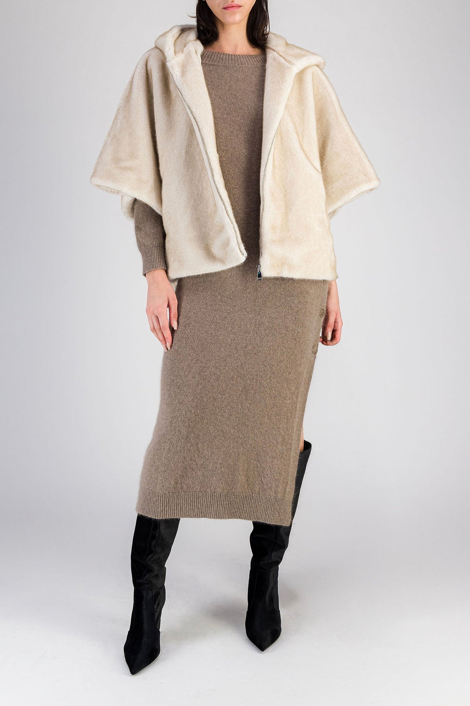 18 QTY NEW BOMBER EN IMITATION VISON