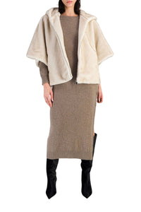 Robe Madstefy midi s en laine - Camel