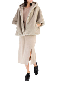 17 QTY NEW BOMBER EN IMITATION VISON