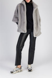 10 QTY NEW VESTE EN IMITATION VISON