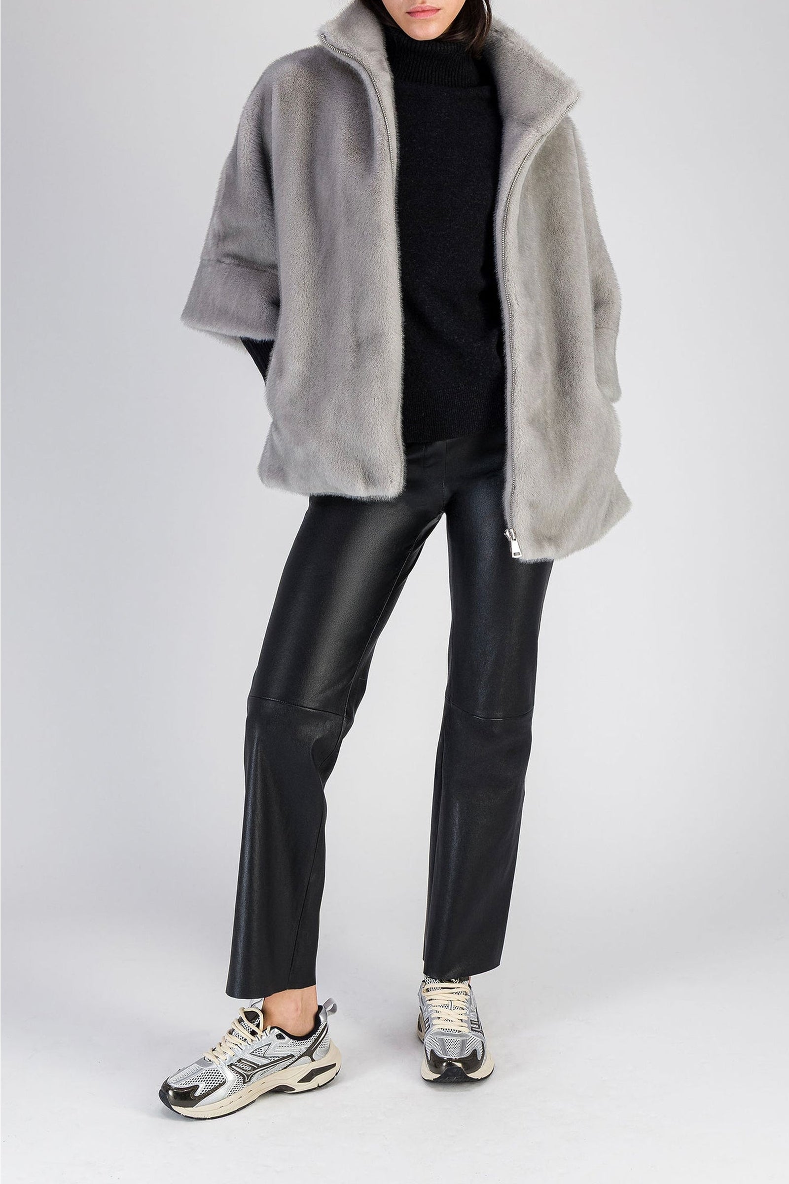 10 QTY NEW VESTE EN IMITATION VISON