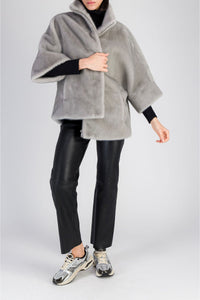 10 QTY NEW VESTE EN IMITATION VISON