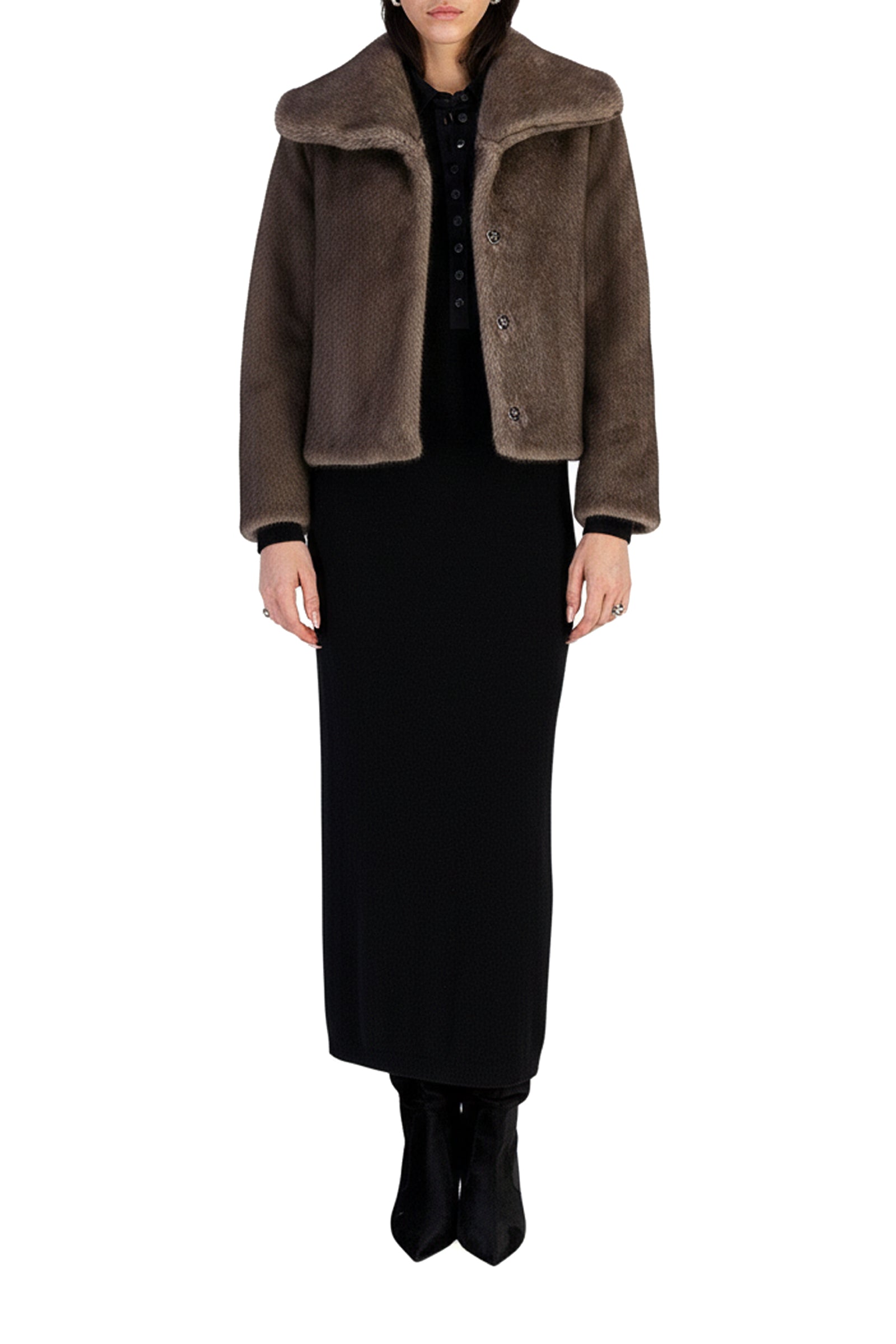 Veste courte en fausse fourrure - Iris