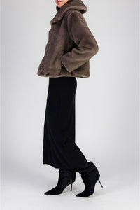 Veste courte en fausse fourrure - Iris