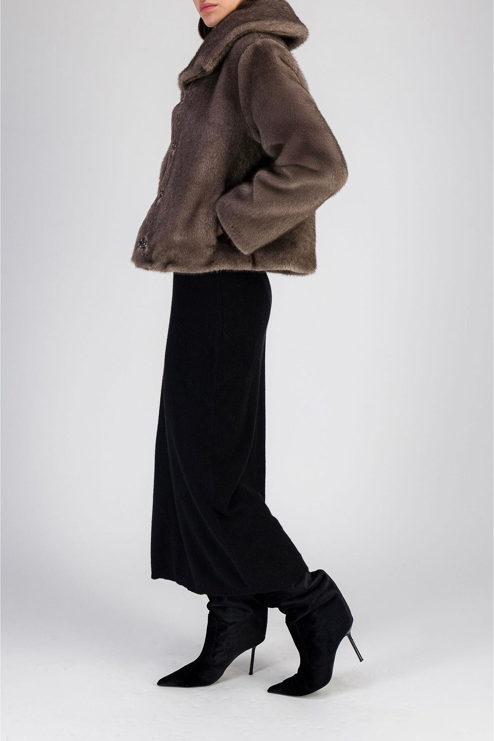 Veste courte en fausse fourrure - Iris