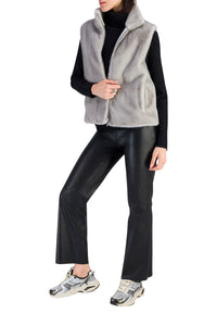 16 QTY NEW GILET SL EN IMITATION VISON